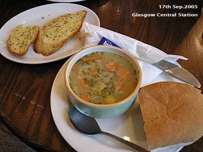 ライス入り野菜スープ@Scotland 1