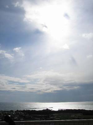 地球が丸く見える町。