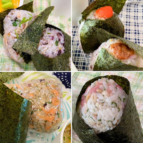 その後のおにぎりが、素敵なことに。